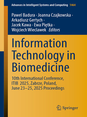 cover image of Information Technology in Biomedicine